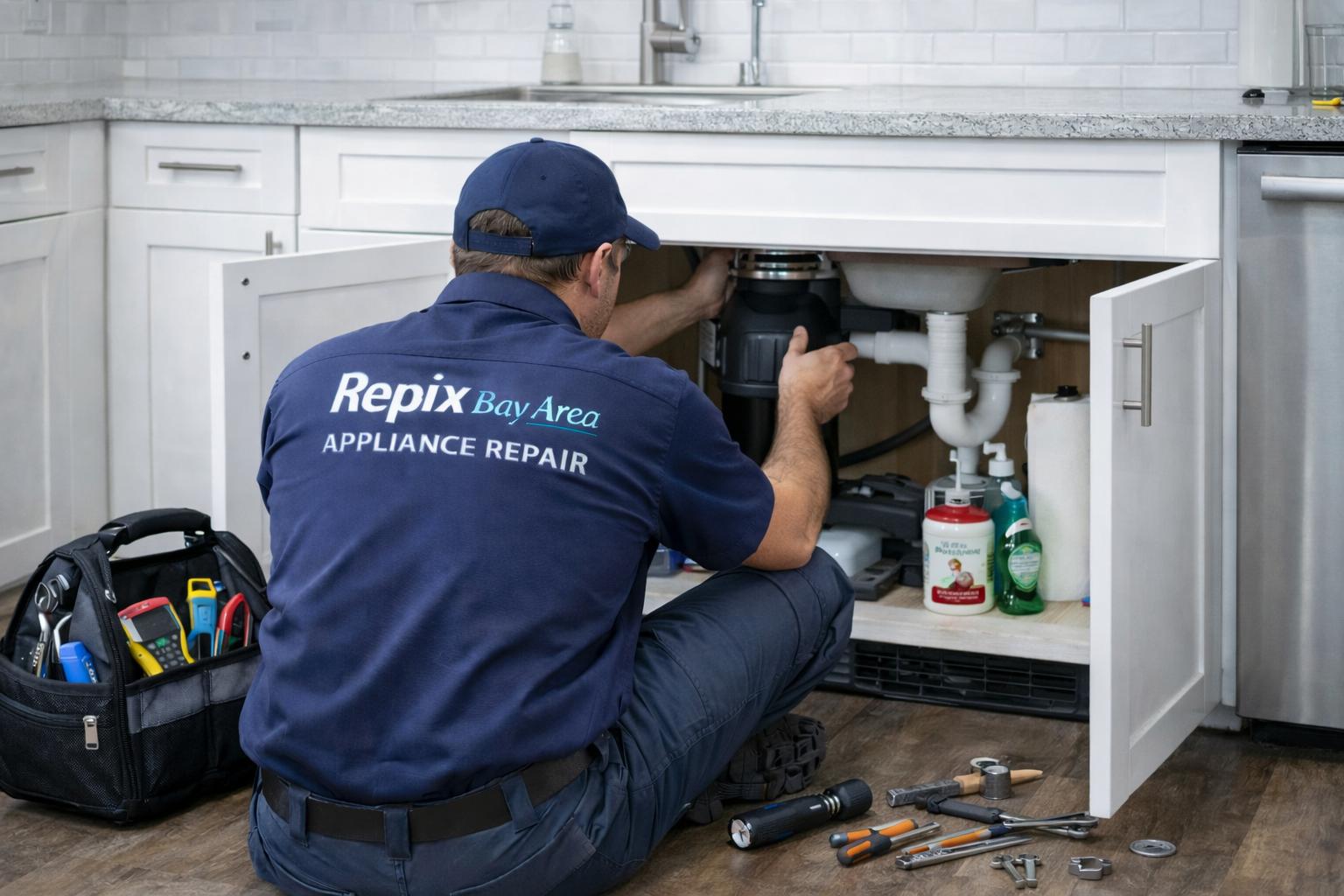 Garbage Disposal Repair in the Bay Area by Repix Bay Area
